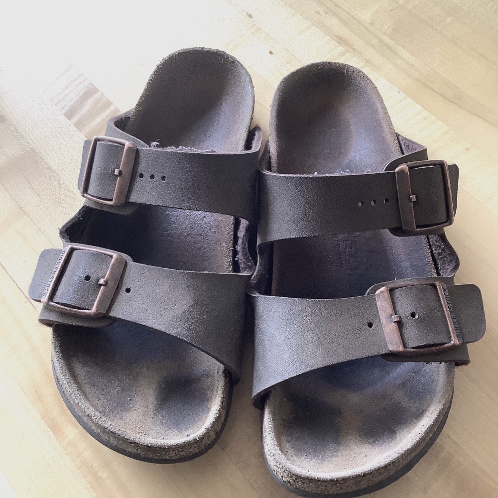 Birkenstock Arizona Double Buckle Sandals Brown EU 34 US 5 Womens